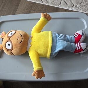 (J62) Arthur Plush with Yellow Sweater